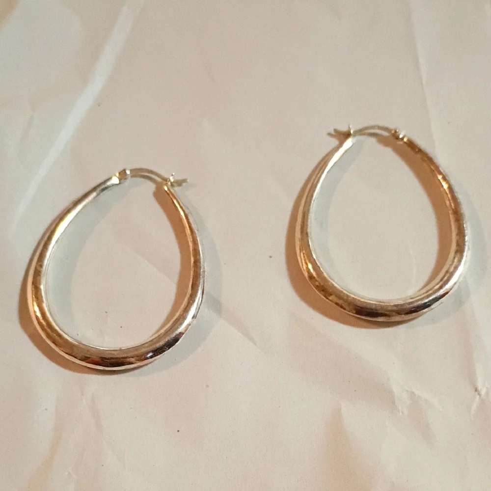 Elegant Silver Hoop Earrings